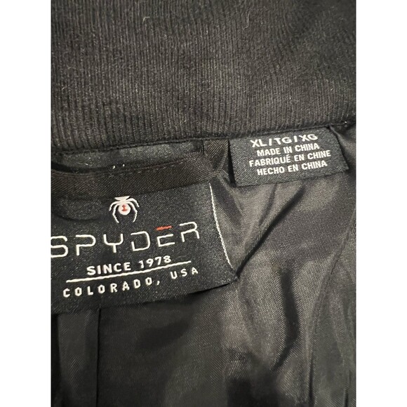 Spyder Snowboard Pants Women’s Size XL Black Lined Insulated Snap Zip Pockets - Picture 4 of 10